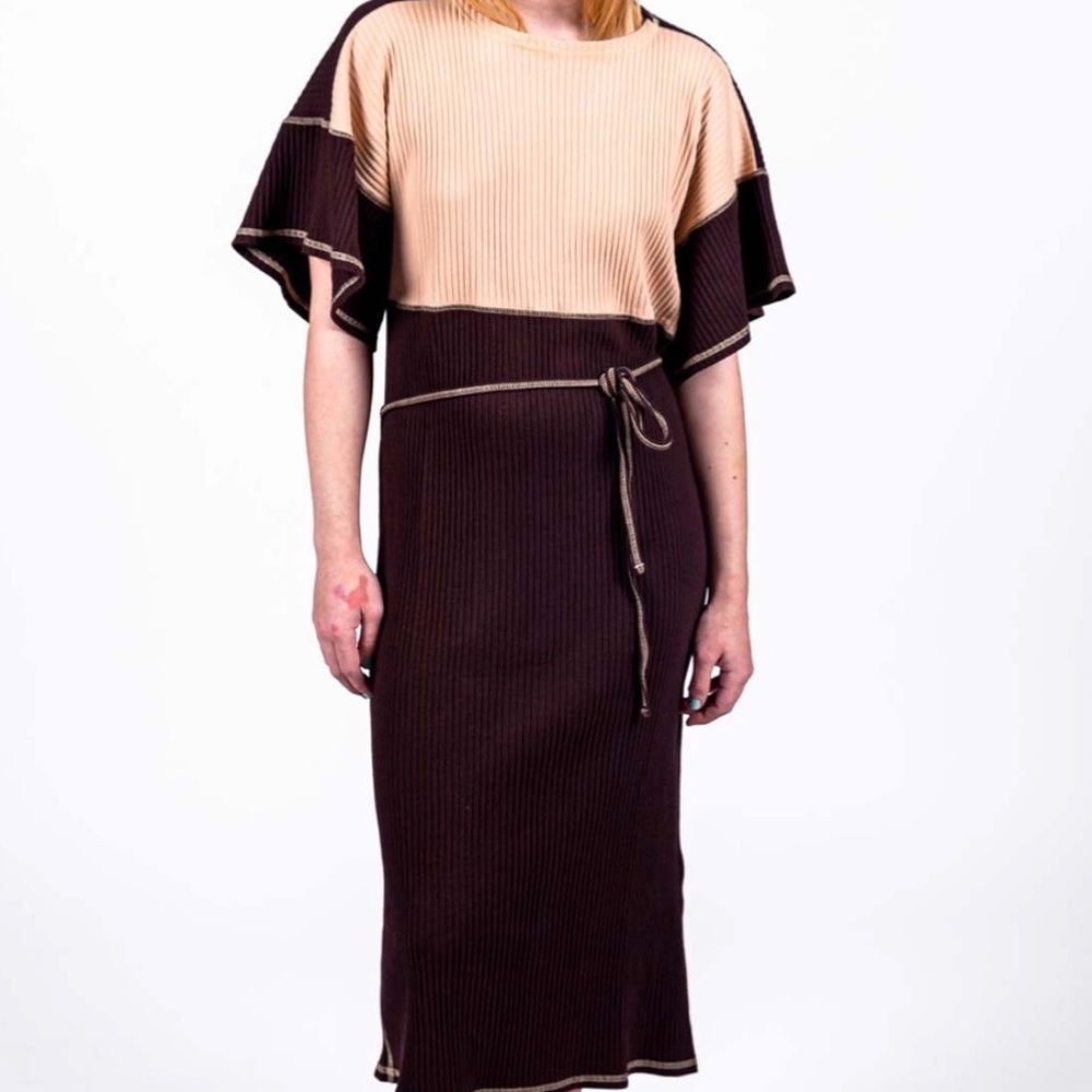 Baserange Clair Sweater Wrap Dress Small